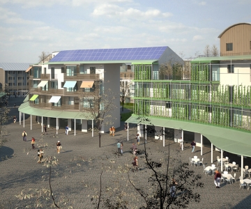 Figino: The Sustainable Village (MI), social housing